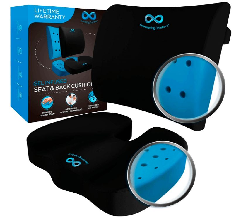 Memory Foam Seat and Back Cushion