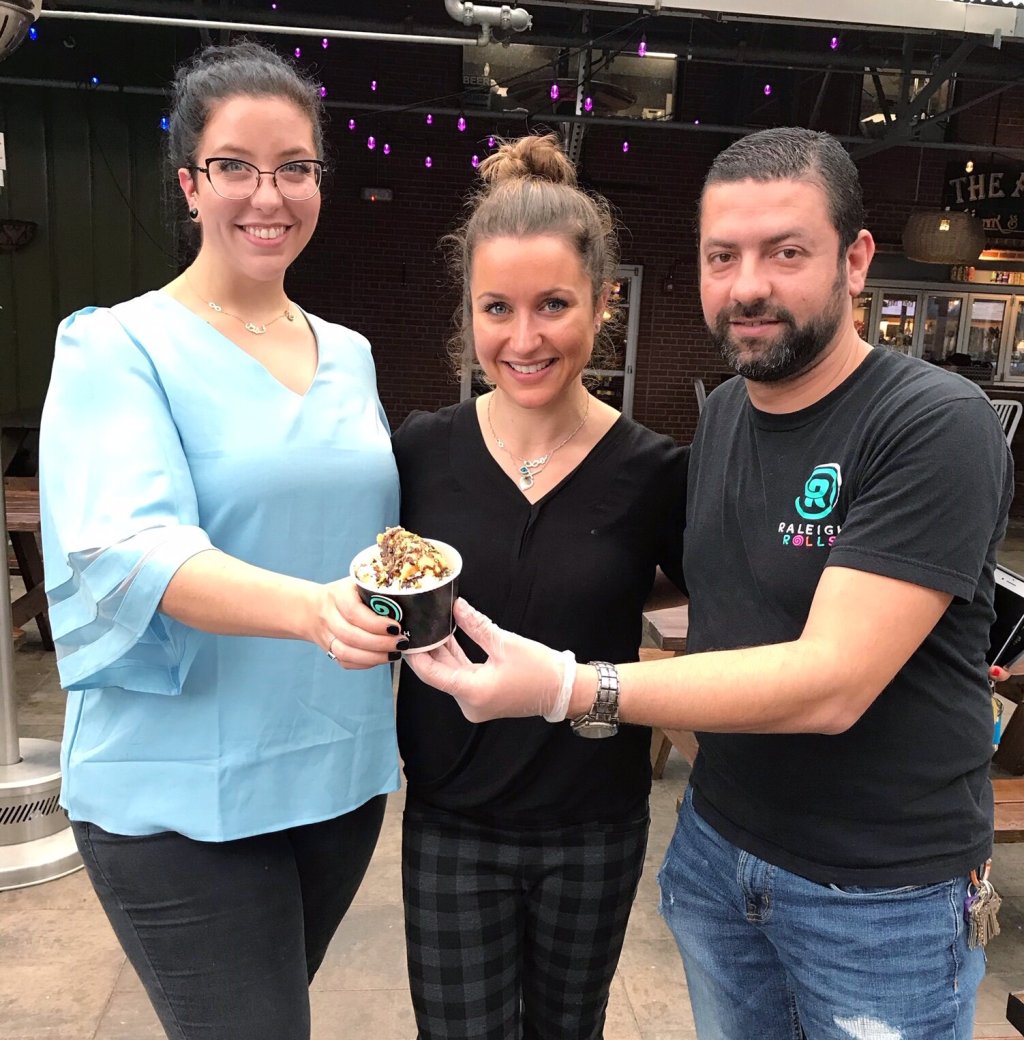 Raleigh Rolls Collaborates with Sassool to Create Baklava Ice Cream&nbsp;Rolls
